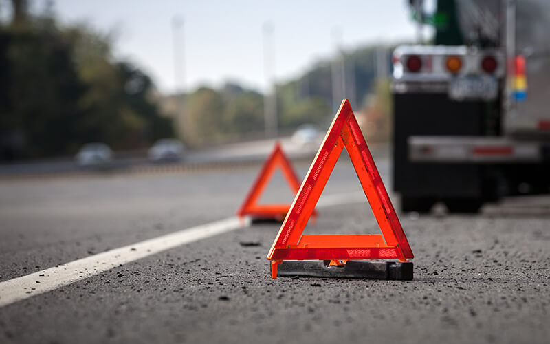 Dmv Triangle Example Triangle placement — DMV Glossary